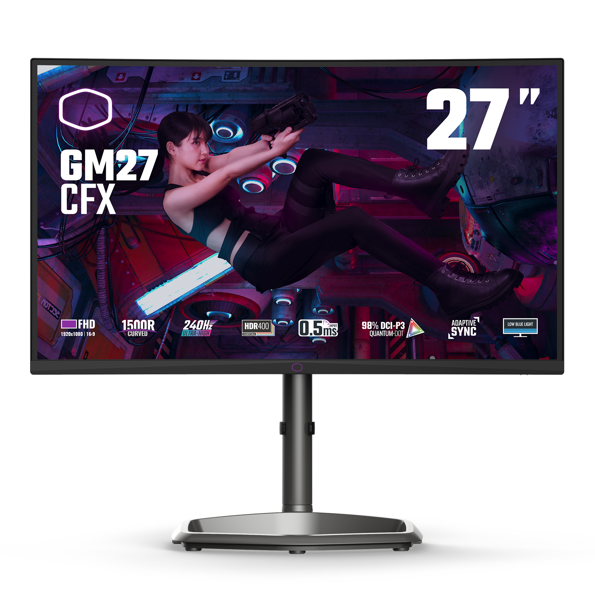Écran Gaming Incurvé Cooler Master GM27-CFX 27" Full HD 240Hz