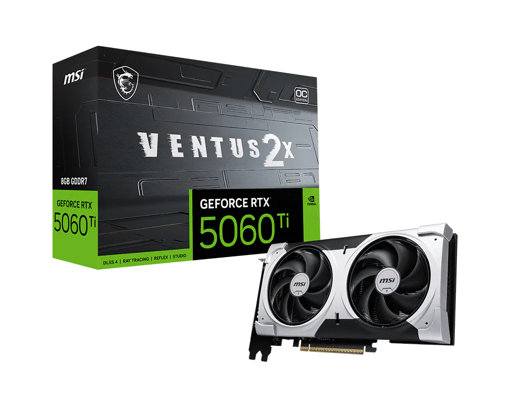MSI GeForce RTX 5060 Ti 8G VENTUS 2X OC - Image 1
