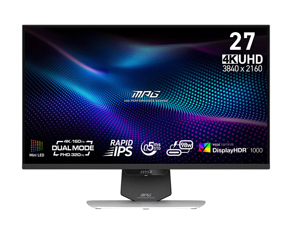 Écran Gaming MSI MPG 274URDFW 27" 4K UHD IPS 160Hz - Image 1